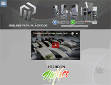 Tablet Screenshot of molinoparaplasticos.com